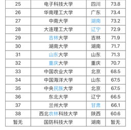 最新985高校排名解析及排名一覽表